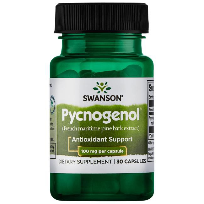 ล็อตใหม่-swanson-pycnogenol-100-mg-30-แคปซูล-สารสกัดจากเปลือกสนฝรั่งเศส