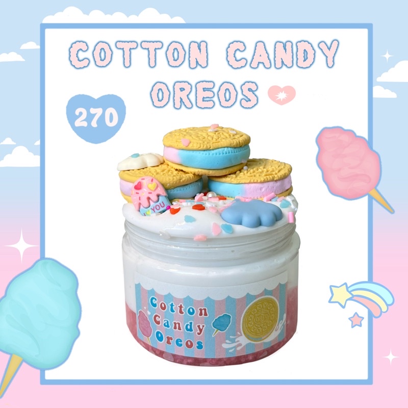 สไลม์ DIY " Cotton Candy Oreos " fufustudio_ Shopee Thailand