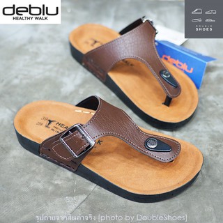 รองเท้าแตะเพื่อสุขภาพ ผู้ชาย Deblu รุ่นM4500 สีน้ำตาลไซส์ 39-44