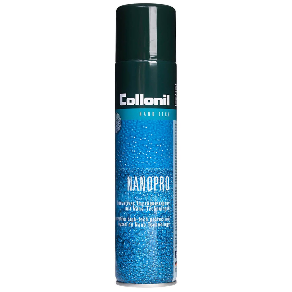 collonil-nano-pro-spray-300ml-โคโลนิลสเปรย์กันน้ำนาโนสำหรับหนังกลับ-ผ้าใบ-สำหรับรองเท้าและกระเป๋า