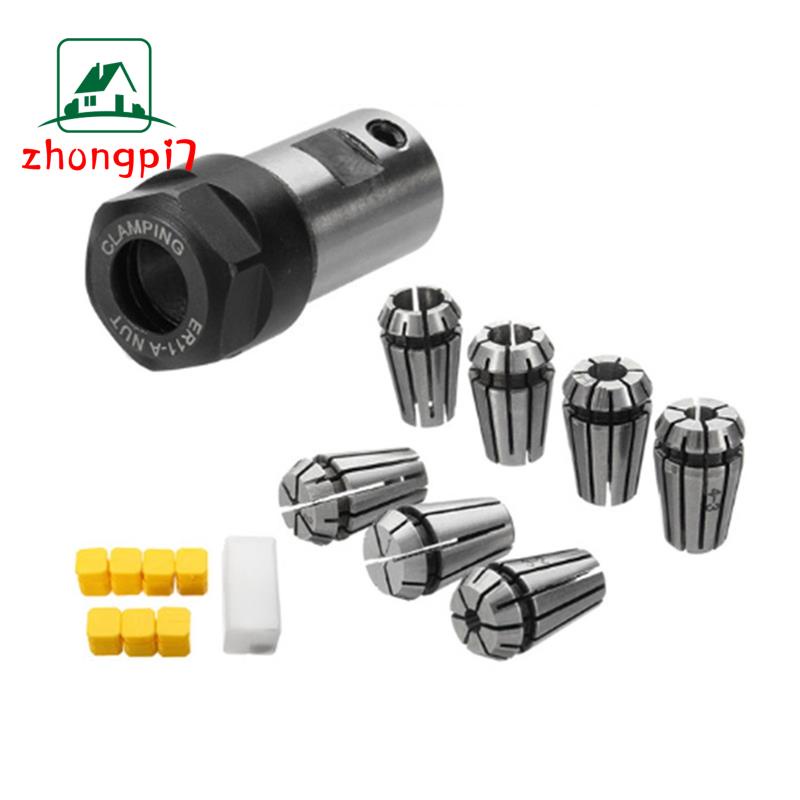 Cod 7 ชิ้น Er11 17 มม. สปริง Collets กับเพลามอเตอร์ 5 มม. Shopee