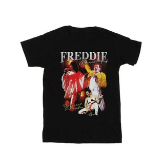 [100% Cotton] Wanyg เสื้อยืดลําลอง แขนสั้น พิมพ์ลาย Queen Freddie Mercury Homage 2022 สไตล์คลาสิก ของขวัญวันเกิดพ่อ สําห