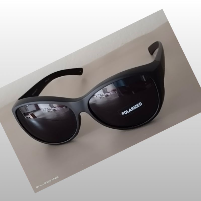 cu2-045-sunglasses-fit-over-frame-polarized-lens-แว่นตากันแดดครอบ-แว่นตาครอบ