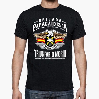 เสื้อยืด พิมพ์ลาย Spanish Legion Paratrooper Brigade เสื้อยืด คอกลม แขนสั้น ผ้าฝ้าย แฟชั่นฤดูร้อน สําหรับผู้ชาย