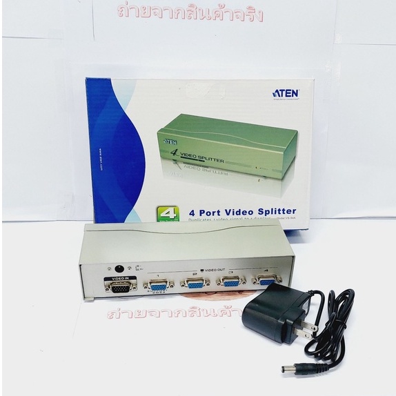 กล่องแยกสัญญาณ-vga-เข้า-1อุปกรณ์-ออก-4-จอ-vga-splitter-in1-out-4-port-ออกใบกำกับภาษีได้