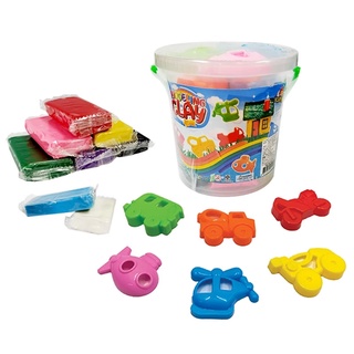 คิดอาร์ท ดินน้ำมันสูตรนิ่ม 320กรัม และ แม่พิมพ์ Kidart Modeling Clay 320g. + Molds