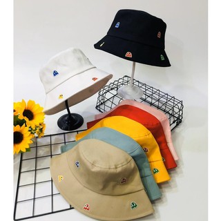ภาพขนาดย่อของสินค้า( ลด 50% สูงสุด 100) หมวกบักเก็ตน่ารักๆ มีหลากสีพร้อมส่ง ปรับไซส์ได้ตามขนาดของศีรษะ พร้อมส่ง D-016