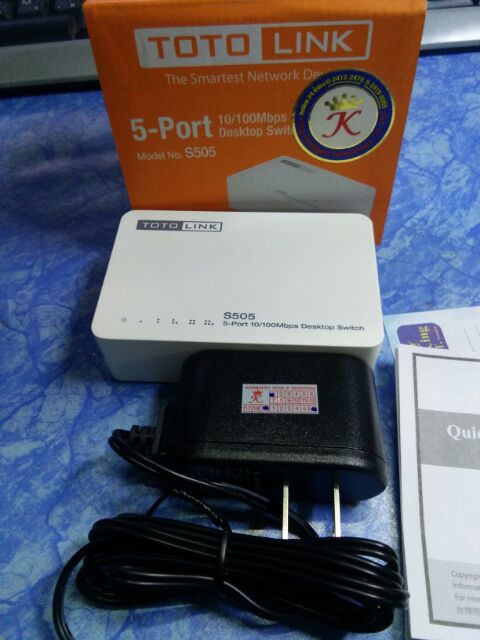 hub-5port-totolink-s505