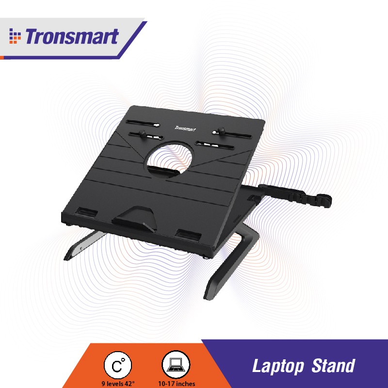 ภาพหน้าปกสินค้าTronsmart D07 Foldable Labtop Stand ขาตั้งแล็ปท็อปแบบพับได้ปรับได้ แบบพกพา มัลติฟังก์ชั่น