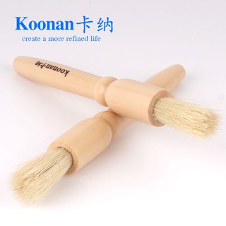 Koonan แปรงด้ามไม้ ทำความสะอาดผงกาแฟ แปรงปัดผงกาแฟ Koonan Wooden Handle Brush