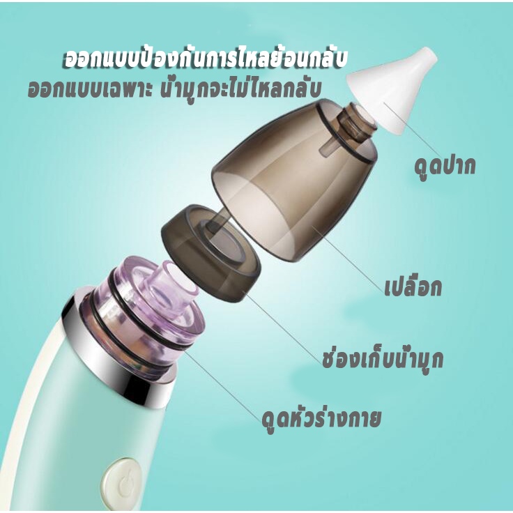 เครื่องดูดน้ำมูก-เครื่องดูดน้ำมูกอัตโนมัติ-เครื่องช่วยหายใจเด็กจมูก-ที่ดูดน้ำมูกเด็ก-เครื่องดูดน้ำมูกเด็ก