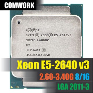 ซีพียู Intel XEON E5 2640 V3 LGA 2011-3 CPU PROCESSOR X99 C612 WORKSTATION SERVER DELL HP COMWORK