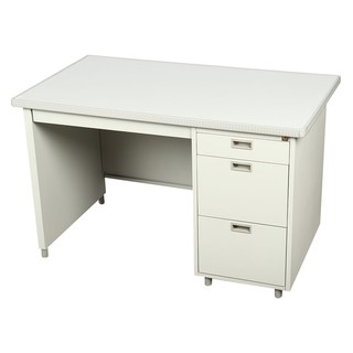 Desk DESK STEEL 120cm DX-40-3-TG GREY SAND Office furniture Home &amp; Furniture โต๊ะทำงาน โต๊ะทำงานเหล็ก LUCKY WORLD DX-40-