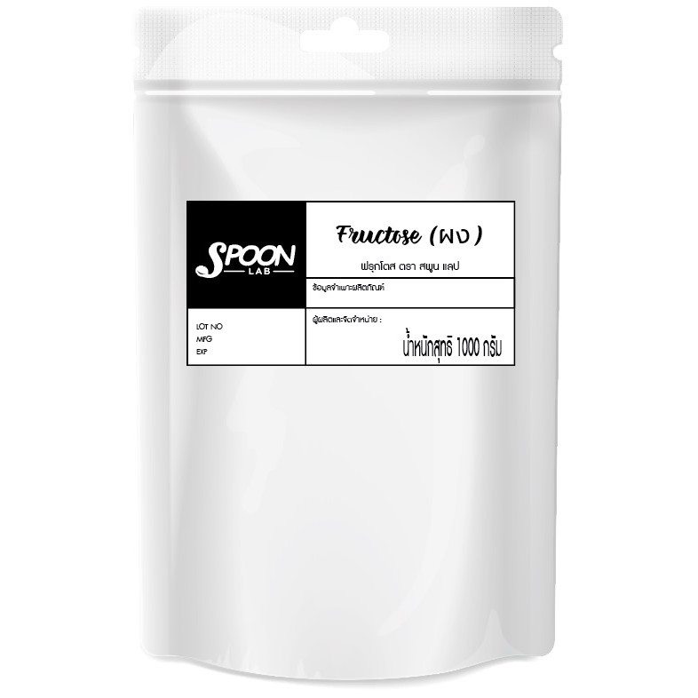 ภาพหน้าปกสินค้าFructose Powder / ฟรุกโตส (ผง) 1 กิโลกรัม
