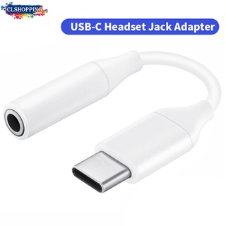 Usb Type C To 3.5 มม. อะแดปเตอร์แจ็คหูฟังสายเคเบิ้ลเสียงสําหรับ Huawei Xiaomi All Type-C Calling Adaptador