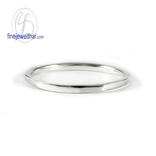 Finejewelthai แหวนเงิน-เงินแท้ 925-แหวนหมั้น-แหวนแต่งงาน-Silver-Wedding-Ring - R123000