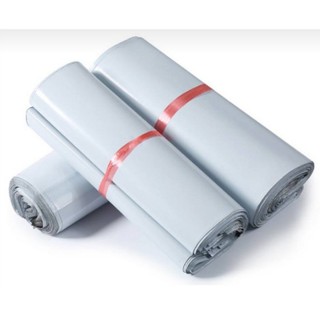 (1มัด 90-100ใบ)ถุงพัสดุ ขนาด 25x35 สีขาว ถุงไปรษณีย์พร้อมแถบกาว ถุงกันน้ำ