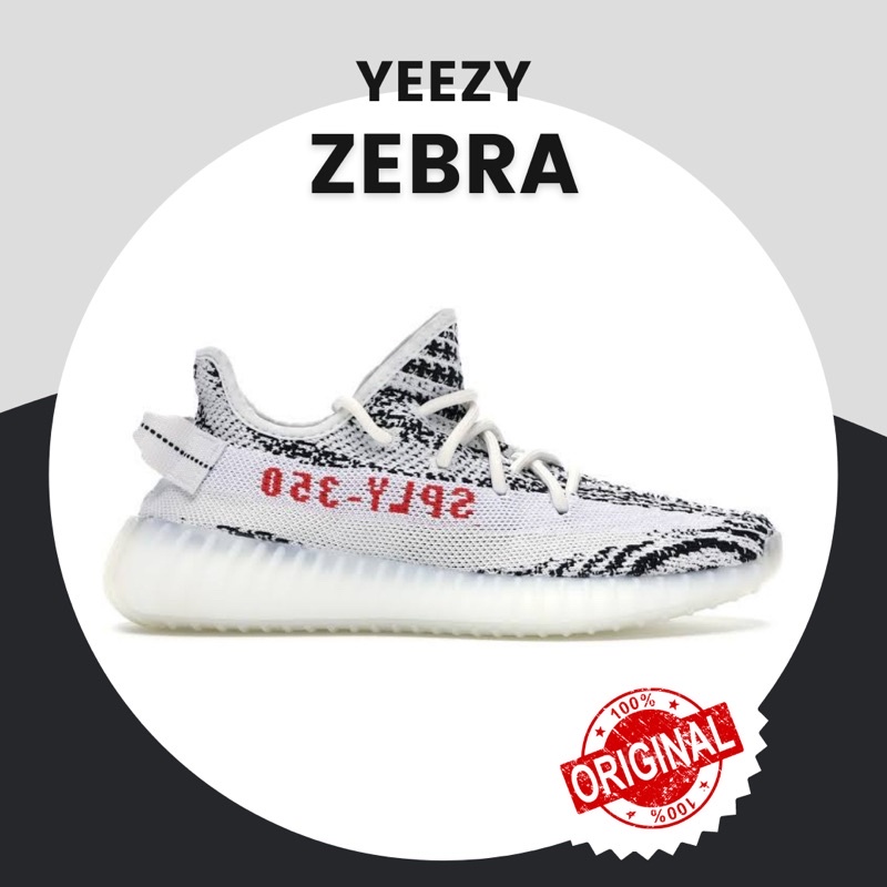 ราคาและรีวิวAdidas Yeezy Boost 350 V2 Zebra