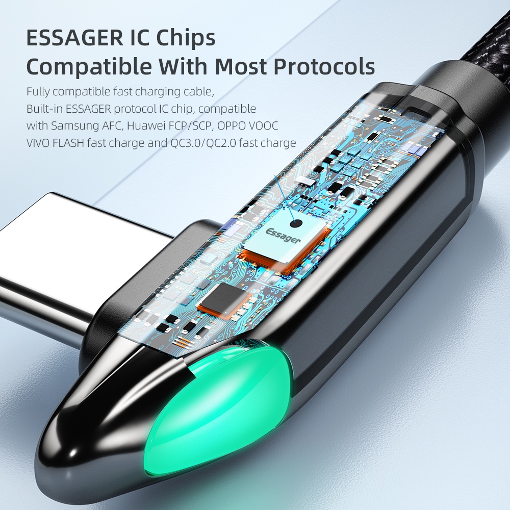 essager-สายชาร์จ-usb-type-c-led-6a-66w-90-องศา-ชาร์จเร็วมาก