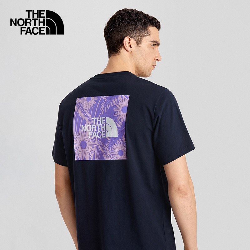 เสื้อยืดพิมพ์ลายแฟชั่นthenorthface-north-เสื้อยืดแขนสั้น-ระบายอากาศ-ใส่สบาย-เหมาะกับฤดูใบไม้ผลิ-กลางแจ้ง-สําหรับคู่รัก