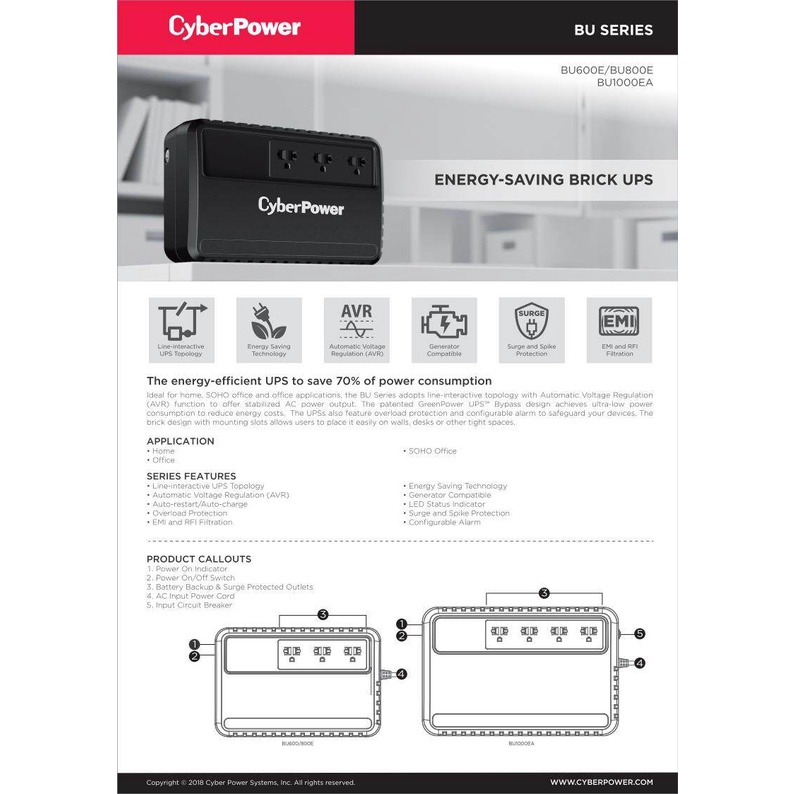 cyber-power-เครื่องสำรองไฟ-600va-360w-รุ่น-cbp-bu600e-รับประกัน-2-ปี