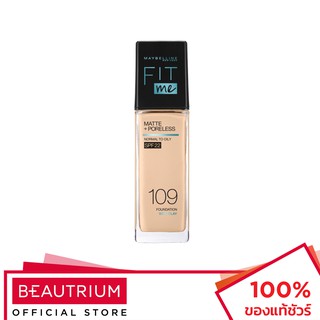 MAYBELLINE NEW YORK Fit Me Matte+Poreless Foundation Normal To Oily SPF22 รองพื้น 30ml