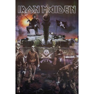 โปสเตอร์ วง ดนตรี Iron Maiden ไอเอิร์นเมเดน  ภาพ วงดนตรี โปสเตอร์ติดผนัง โปสเตอร์สวยๆ poster