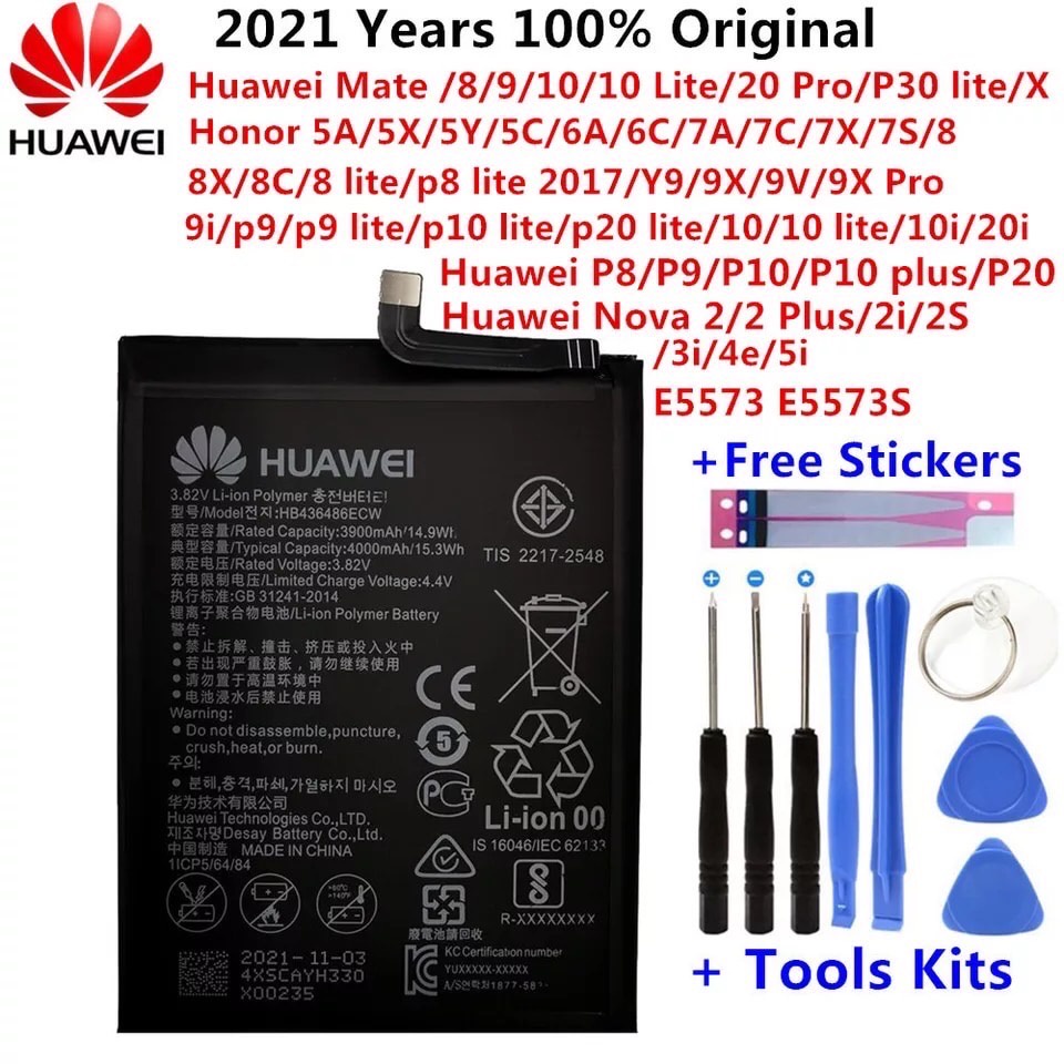 ภาพหน้าปกสินค้าแบต huawei ทุกรุ่น Huawei mate9 y7pro2018 mate10 p20pro p9 p10 y7(2017) gr5(2017) y9(2017) nova2i nova3i y9 2019 จากร้าน chunphone บน Shopee