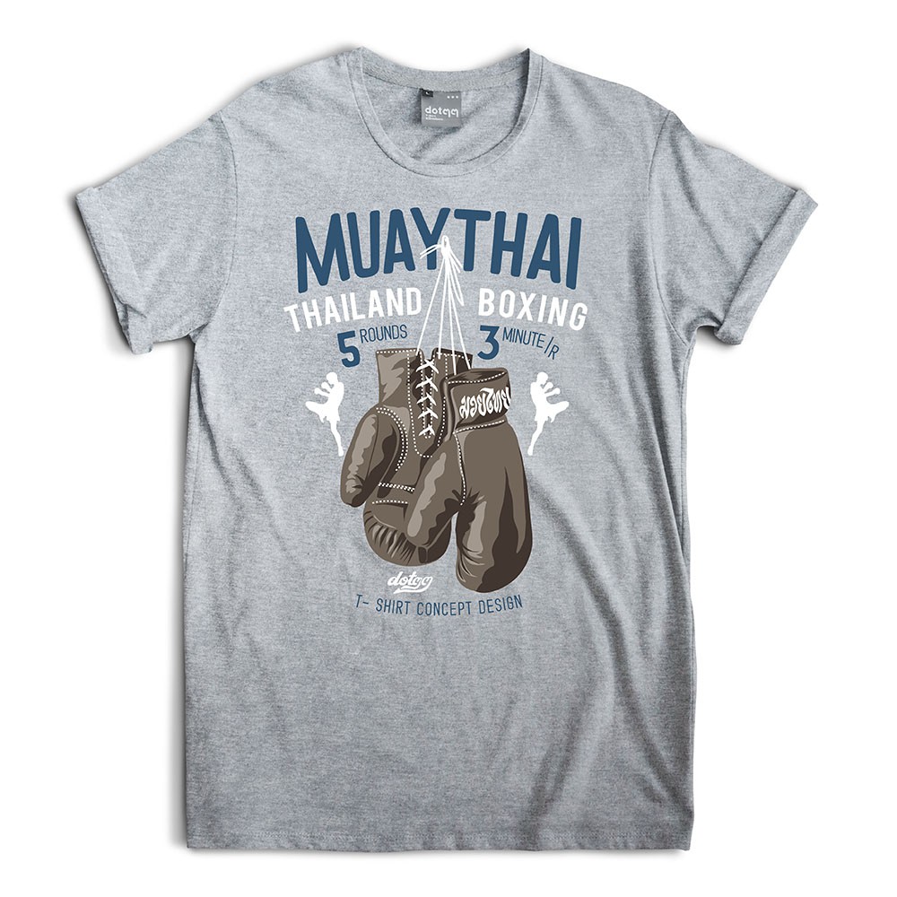 dotdotdot-เสื้อยืดหญิง-concept-design-ลาย-muaythai-grey