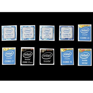 ภาพขนาดย่อของภาพหน้าปกสินค้าสติ๊กเกอร์ SET2 Intel Core i3,i5,i7,i9 Gen 6-11 Sticker ตกแต่ง PC Notebook  ของหายาก ราคาถูก จากร้าน vissavat บน Shopee ภาพที่ 3