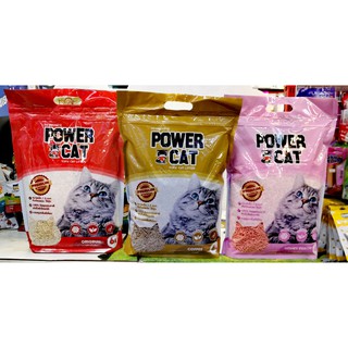 สุดยอด!! ทรายเต้าหู้ไร้ฝุ่น​ Power​cat Tofu cat Litter ไม่ติดเท้าเเมวกลิ่มหอมดูดกลิ่นดีเยี่ยม​ ขนาด6ลิตร