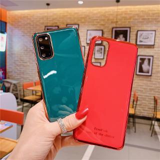 Samsung Galaxy S20 / S20 Ultra / S20 Plus / S10 Plus / S10E / S10 / S9Plus / S9 Luxury Fashion 6D Soft Case Plating TPU Silicone Casing Ultra Thin Shockproof Back Cover Phone Casing