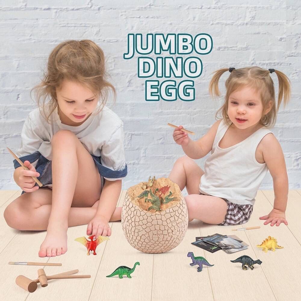 พร้อมส่งจากไทย-jumbo-dinosaur-ขุดไข่ไดโนเสาร์ใบใหญ่ยักษ์-ให้เด็กๆได้ขุดๆ-ค้นหากันสนุก