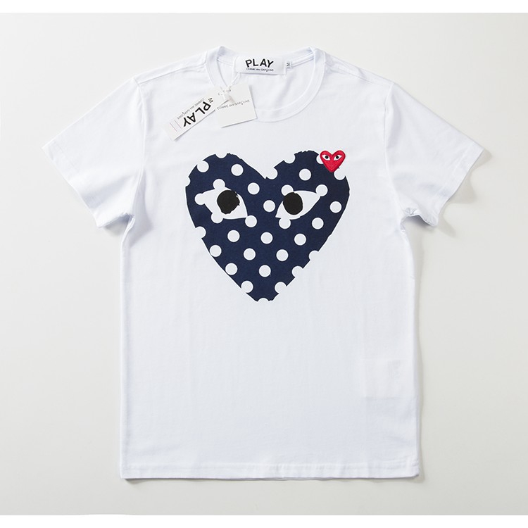 เสื้อยืดแขนสั้นสีแดง-cdg-play-kawakubos-5xl