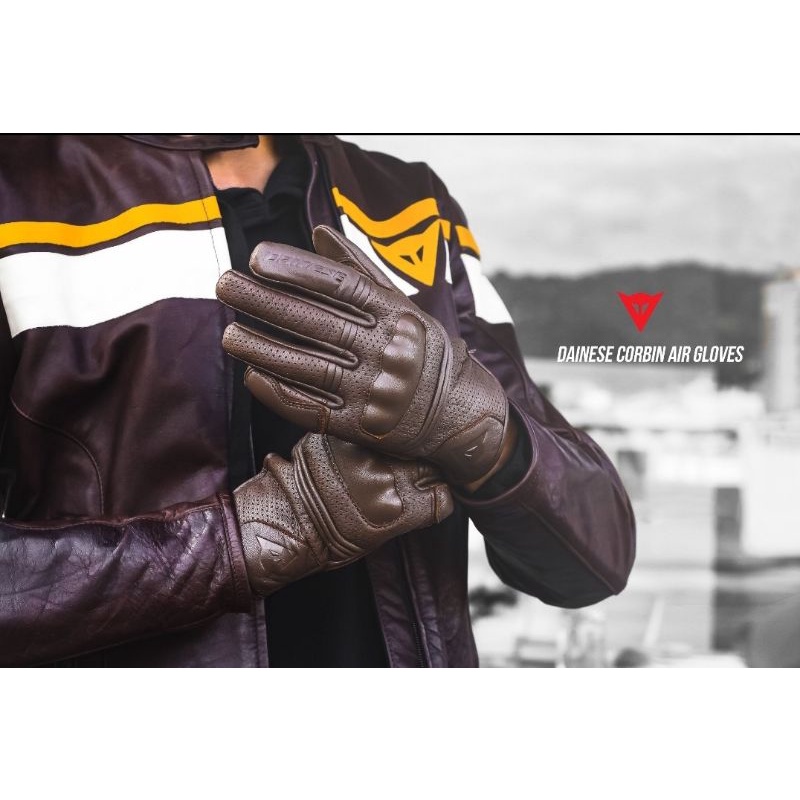 ถุงมือหนัง-ขี่รถ-dainese-air-unisex-gloves-งานแท้