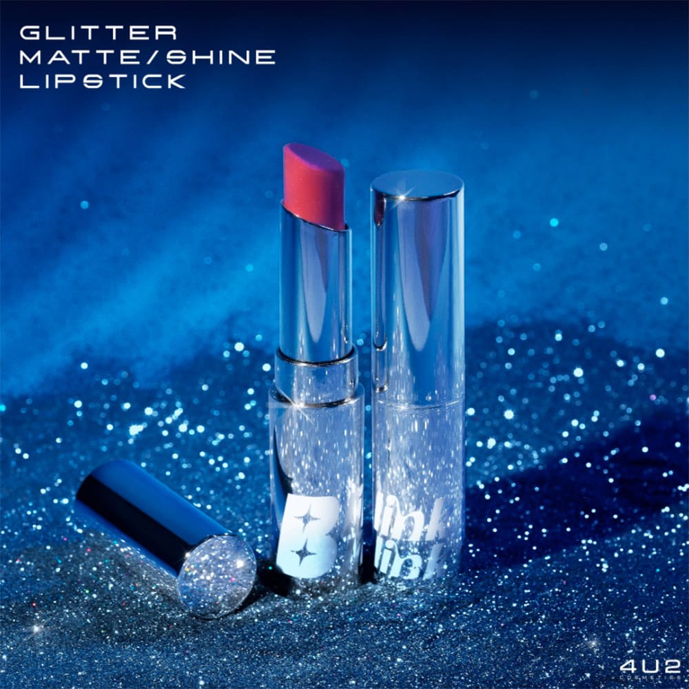 ข้อมูลเพิ่มเติมของ 4U2 ลิปสติกกลิตเตอร์ Blink Blink Glitter Lipstick