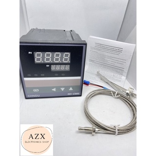 สต็อกไทย!!! ร้านแนะนำ Temperature Controller REX-C900FK07 RELAY SSRพร้อมสายเทอร์โมวัดอุณหภูมิ