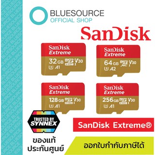 [ของแท้100%] SanDisk EXTREME microSDXC ไมโครเอสดี ถ่าย 4K ได้ ความเร็วในการอ่าน  160MB/s and ความเร็วในการเขียน  90MB/s