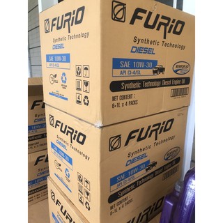 ภาพขนาดย่อของภาพหน้าปกสินค้าน้ำมันเครื่อง บางจาก ฟูลิโอ Furio F2 10w-30 ดีเซล ขนาด 6 ลิตร แถมฟรี 1 ลิตร จากร้าน zeenkawee บน Shopee ภาพที่ 3