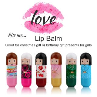 ภาพหน้าปกสินค้าCute Lovely Kimono doll Pattern colorful Girl Lip Lipstick present ที่เกี่ยวข้อง