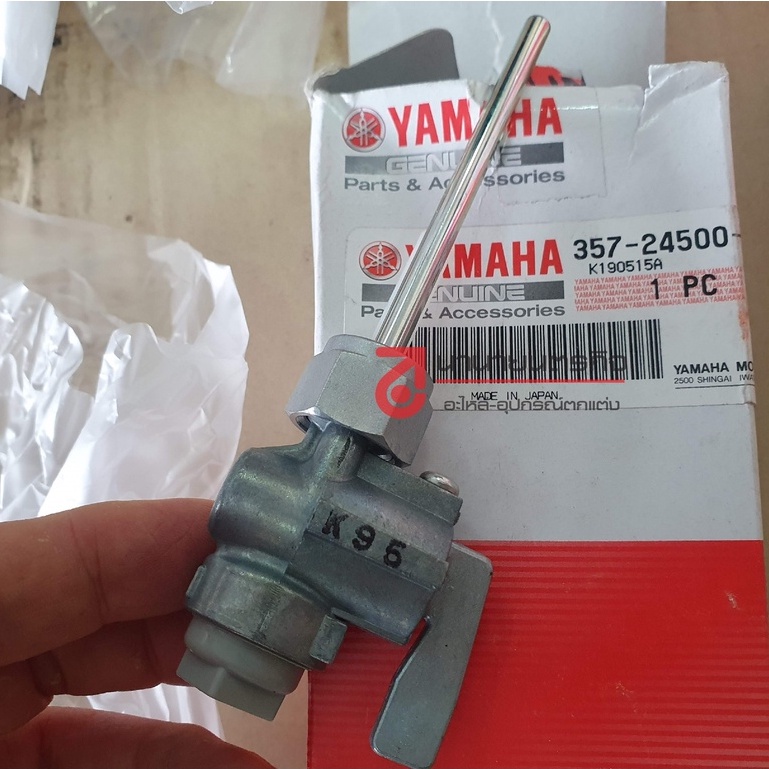 3572450020-ก๊อกน้ำมัน-yamaha-yl2-rx100-dt125-dt175-ของแท้-ยามาฮ่า