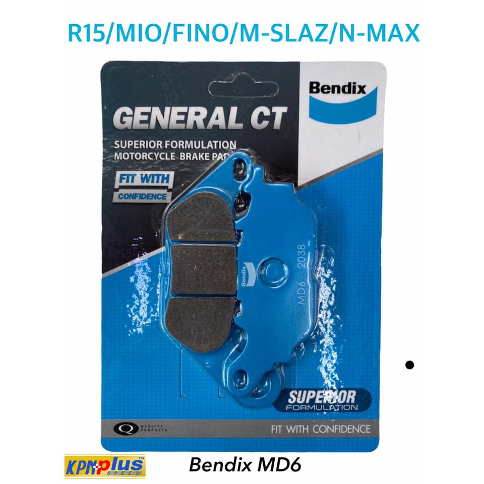 +ของแท้ ส่งเลย+ ผ้าเบรค Bendix สำหรับมอเตอร์ไซค์ (MD28),(MD6) | Shopee ...