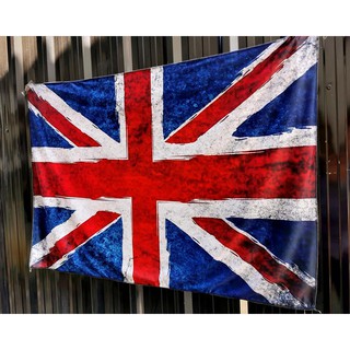 ผ้าตกแต่งผนัง ผ้าธง ลายอังกฤษ UK ผ้าตกแต่ง kingdom england