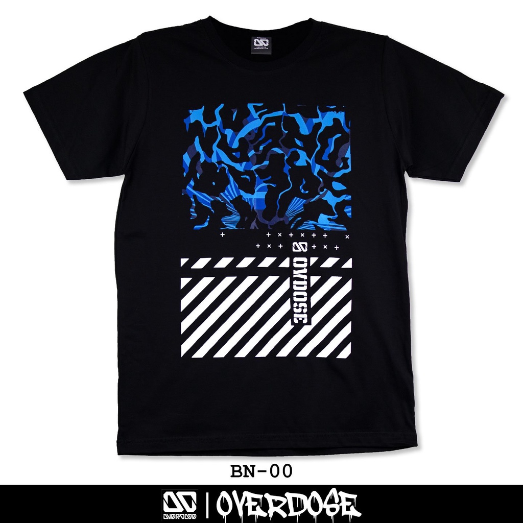 overdose-t-shirt-เสื้อยืดคอกลม-สีดำ-รหัส-bn-00-โอเวอโดส