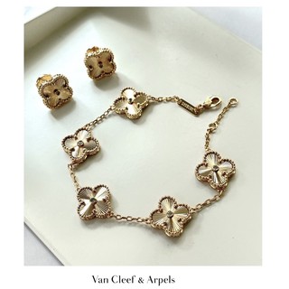 Van Cleef & Arpels earrings & bracelet