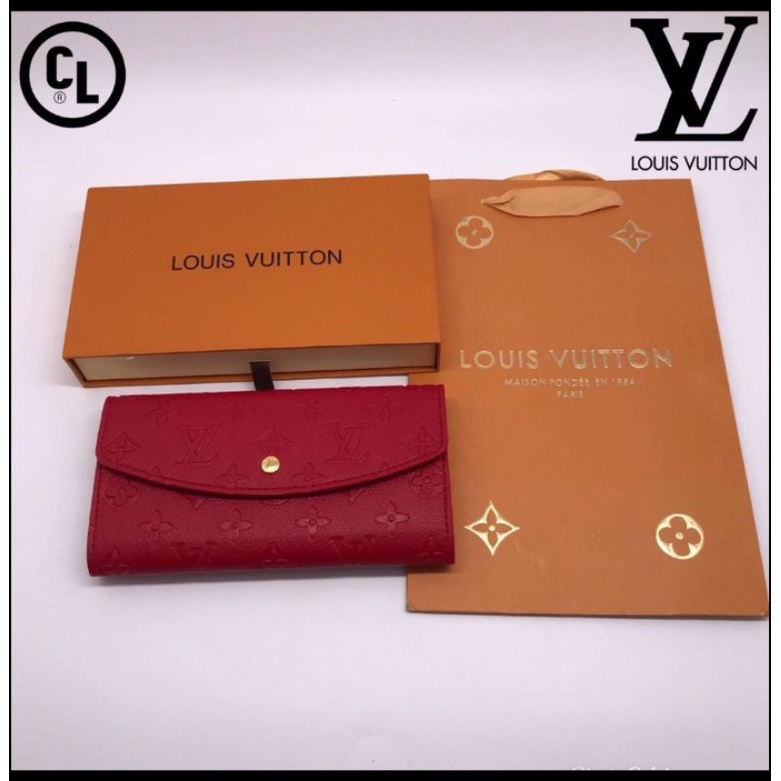 กระเป๋าสตางค์ใบยาว-สไตล์หลุยส์-louis-vuitton-หลุยส์เกรดพรีเมี่ยม-กระเป๋าสตางค์แบบพับ-พร้อมกล่องแบรนด์