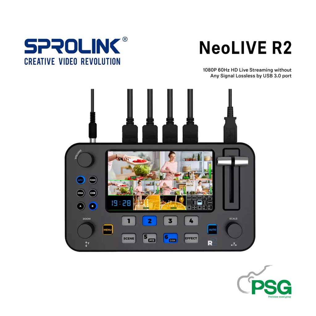 ภาพหน้าปกสินค้าSPROLINK : Neo LIVE R2 CREATIVE VIDEO REVOLUTION HD Live Streaming จากร้าน petchsiamsound บน Shopee