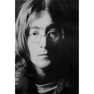 โปสเตอร์ รูปถ่าย นักร้อง จอห์น เลนนอน John Lennon (1957-80) POSTER 21”x30” Inch English Rock POP the Beatles