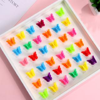 New 25 Pcs/ Pack Candy-Colored Children Girl Cute Mini Catch Clip/ Colorful Baby Side Barrette/ Pretty Hairpin Headwear for Women