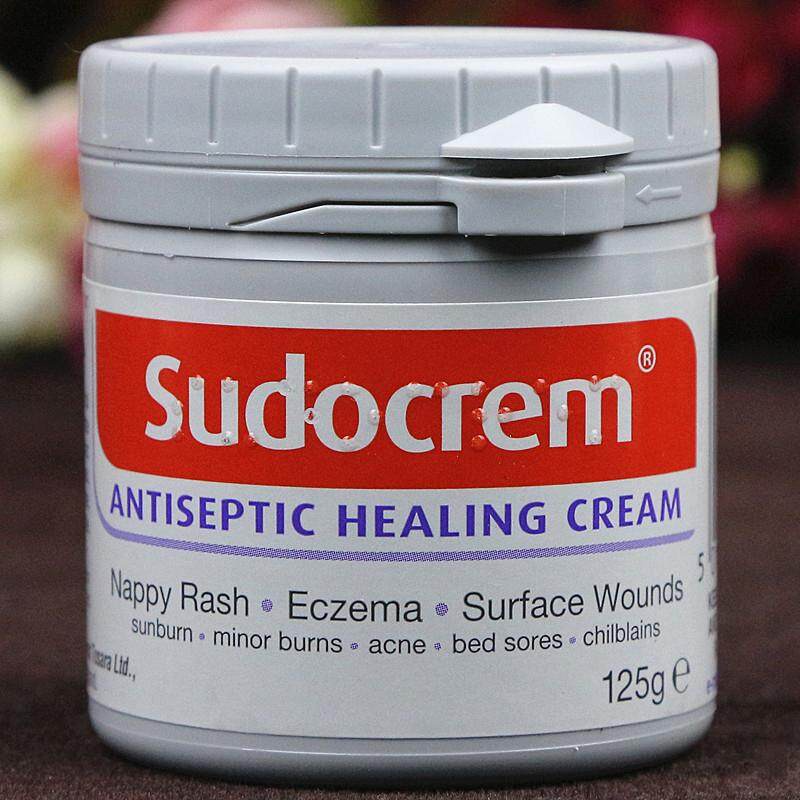 ภาพหน้าปกสินค้าSudocrem ซูโดครีมของแท้ 125g จากอังกฤษ ครีมทารักษาและป้องกันผื่นผ้าอ้อม (1กระปุก) แก้ผื่นผ้าอ้อม ผิวแห้ง เสริมเกาะป้องกั จากร้าน rhtdjkokj3231 บน Shopee